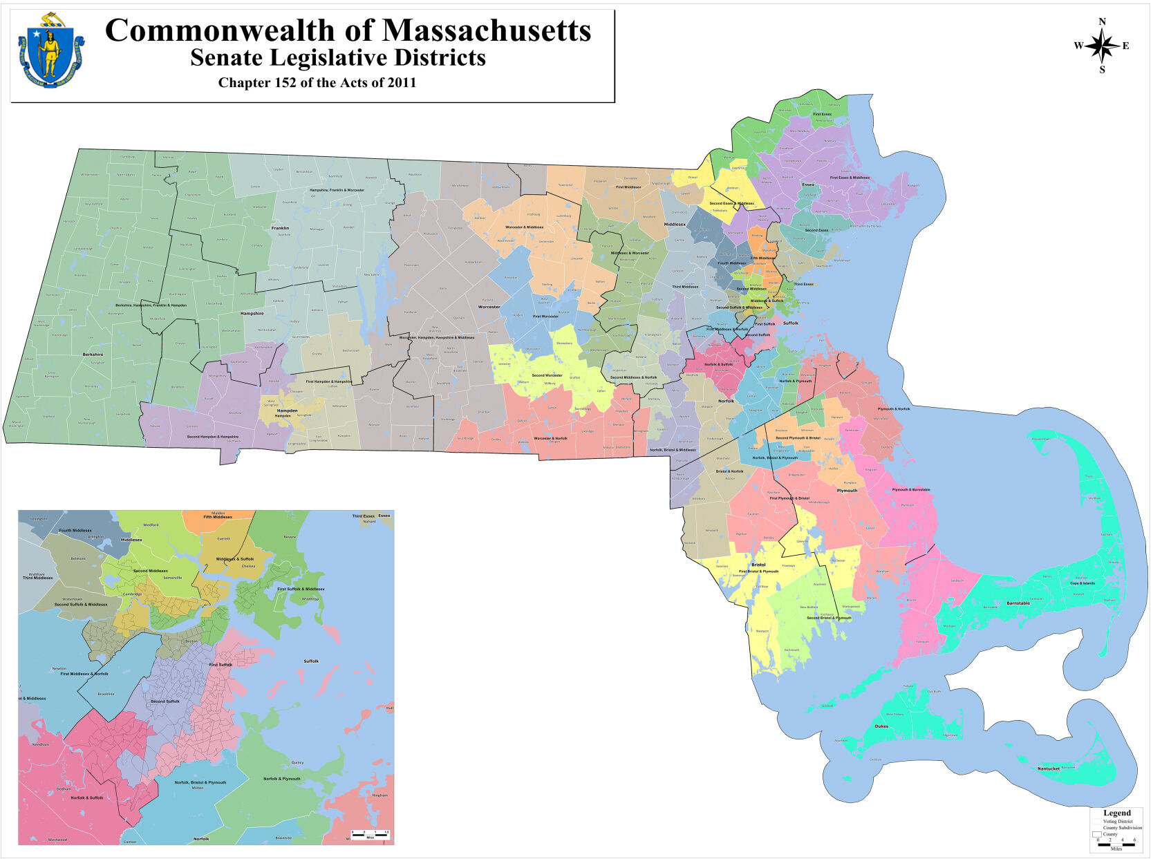 Current Senate map